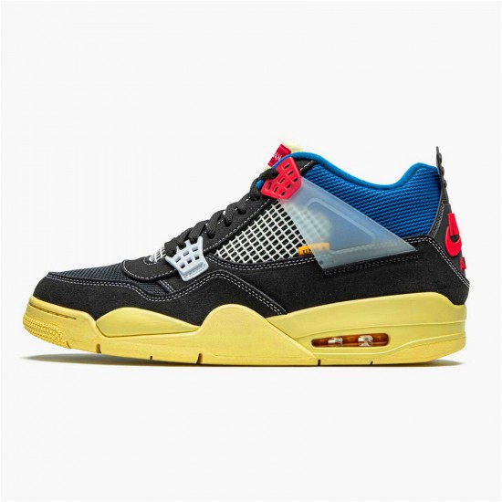 Kixify Nike Air Jordan 4 Retro Union Off Noir Off-Noir/Brigade Blue-Dark Smoke Grey-Light Fusion Red