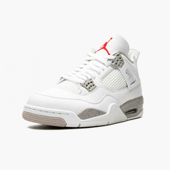 Kixify Nike Air Jordan 4 Retro White Oreo (2021) White/Tech Grey-Black-Fire Red