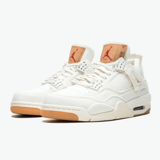 Kixify Nike Air Jordan 4 Retro Levi's White (Levi's Tag) White/White-White