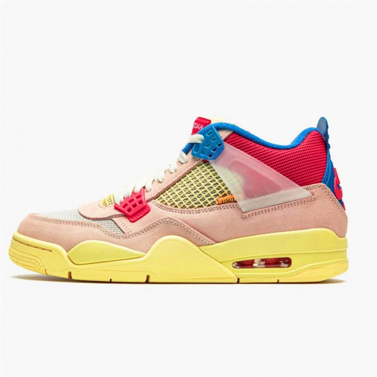 Kixify Nike Air Jordan 4 Retro Union Guava Ice Guava Ice/Light Bone-Brigade Blue-Light Fusion Red