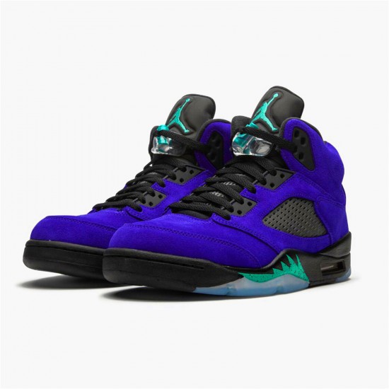 Kixify Nike Air Jordan 5 Retro Alternate Grape Grape Ice/New Emerald-Black