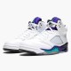 Kixify Nike Air Jordan 5 Retro Grape (2013) White/Emerald-New Grape-Ice Blue