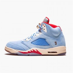 Kixify Nike Air Jordan 5 Retro Trophy Room Ice Blue Ice Blue/University Red-Sail-Metallic Gold