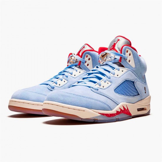 Kixify Nike Air Jordan 5 Retro Trophy Room Ice Blue Ice Blue/University Red-Sail-Metallic Gold