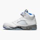 Kixify Nike Air Jordan 5 Retro White Stealth (2021) White/Stealth- Black-Hyper-Royal