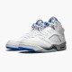 Kixify Nike Air Jordan 5 Retro White Stealth (2021) White/Stealth- Black-Hyper-Royal