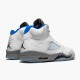 Kixify Nike Air Jordan 5 Retro White Stealth (2021) White/Stealth- Black-Hyper-Royal