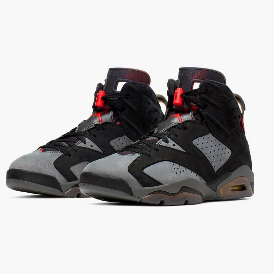 Kixify Nike Air Jordan 6 Retro PSG Paris Saint-Germain Iron Grey/Infrared 23-Black