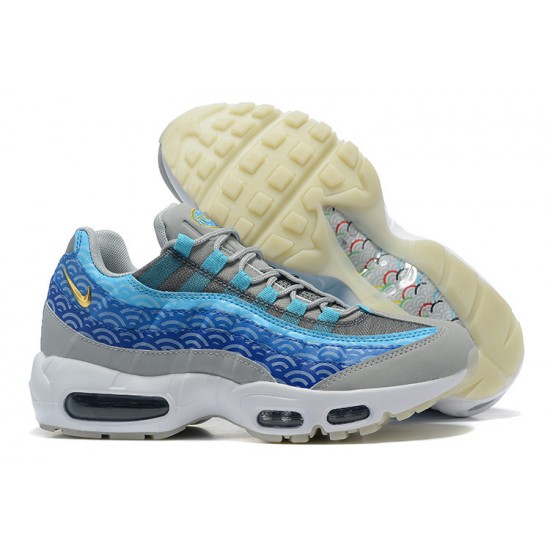 Kixify Men Nike Air Max 95 TT Blue Grey White Kicks CW7992-001