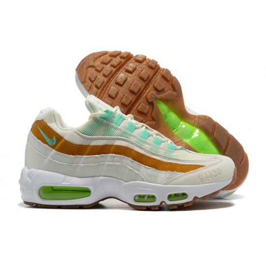 Kixify Men Nike Air Max 95 TT White  Green Brown Kicks CZ0154-100 