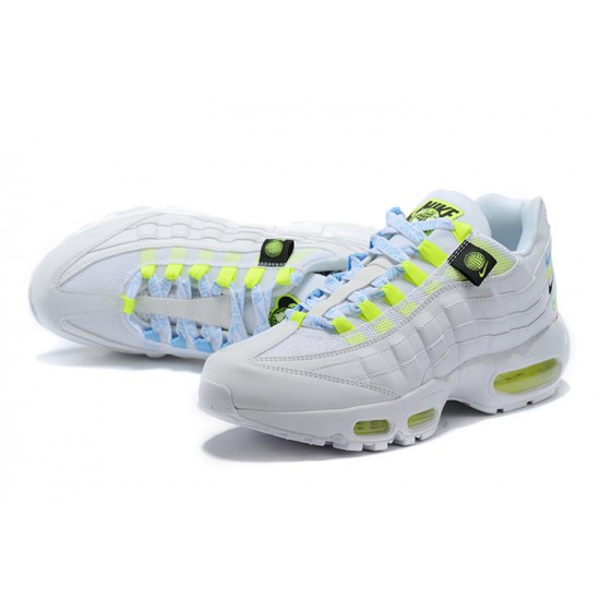 Kixify Unisex Nike Air Max 95 TT Worldwide White Yellow Kicks CV9030-100