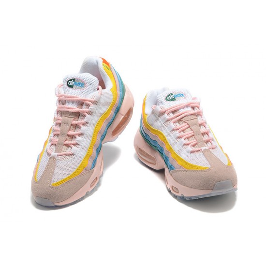 Kixify Women Nike Air Max 95 TT Yellow Pink White Kicks DQ9323-200