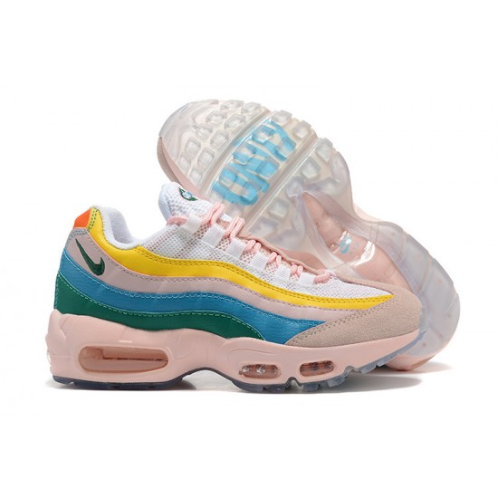 Kixify Women Nike Air Max 95 TT Yellow Pink White Kicks DQ9323-200