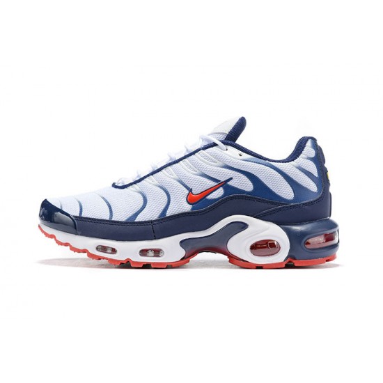 Kixify Men Nike Air Max Plus Tn QS White Blue and Red Kicks