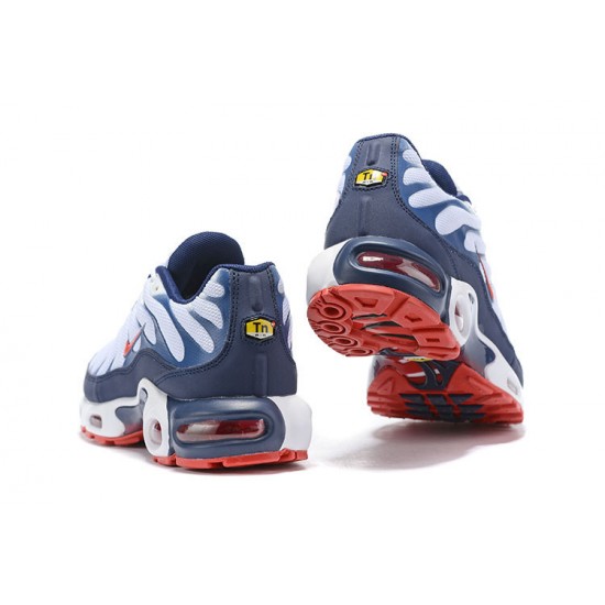 Kixify Men Nike Air Max Plus Tn QS White Blue and Red Kicks