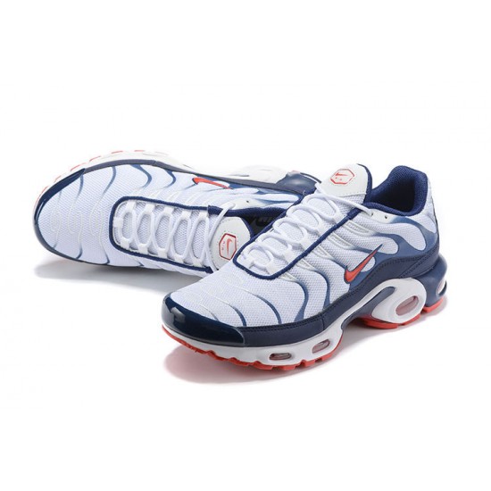 Kixify Men Nike Air Max Plus Tn QS White Blue and Red Kicks