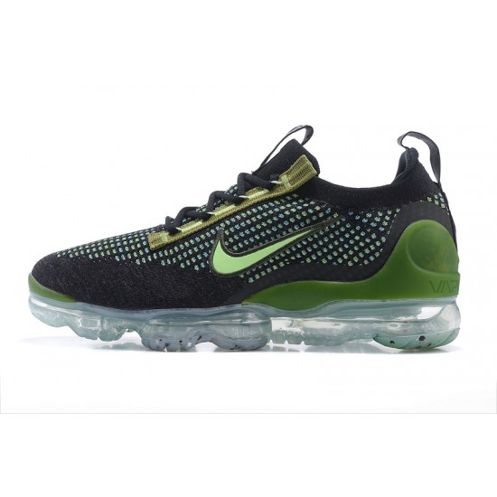 Kixify Unisex Nike Air VaporMax 2021 Flyknit Black Green Kicks DQ7640-001