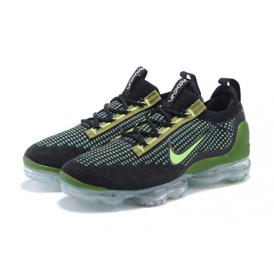 Kixify Unisex Nike Air VaporMax 2021 Flyknit Black Green Kicks DQ7640-001