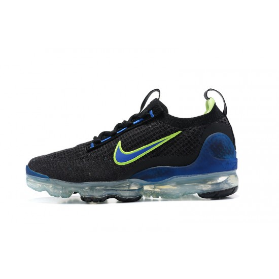 Kixify Unisex Nike Air VaporMax 2021 Flyknit Black Green and Blue Kicks