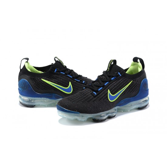 Kixify Unisex Nike Air VaporMax 2021 Flyknit Black Green and Blue Kicks