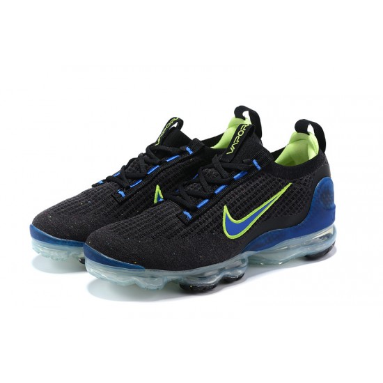 Kixify Unisex Nike Air VaporMax 2021 Flyknit Black Green and Blue Kicks