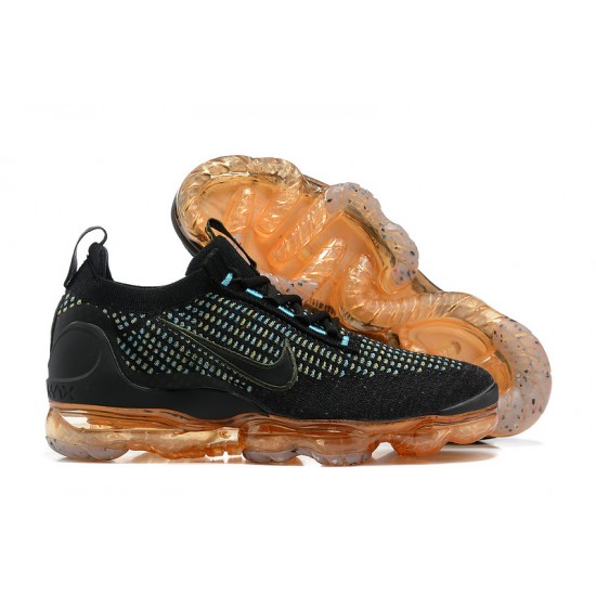 Kixify Unisex Nike Air VaporMax 2021 Flyknit Black Orange Kicks