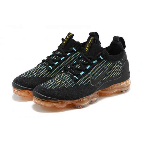 Kixify Unisex Nike Air VaporMax 2021 Flyknit Black Orange Kicks