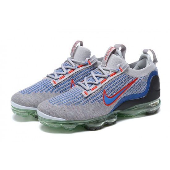 Kixify Unisex Nike Air VaporMax 2021 Flyknit Grey Blue Kicks DX3368-700