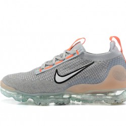 Kixify Unisex Nike Air VaporMax 2021 Flyknit Grey Orange Kicks DH4084-002