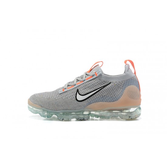 Kixify Unisex Nike Air VaporMax 2021 Flyknit Grey Orange Kicks DH4084-002