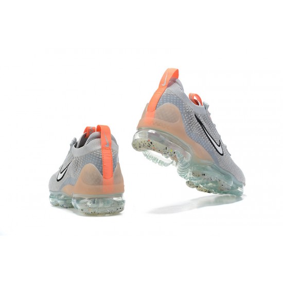 Kixify Unisex Nike Air VaporMax 2021 Flyknit Grey Orange Kicks DH4084-002