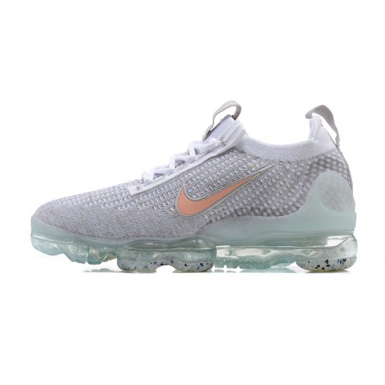 Kixify Unisex Nike Air VaporMax 2021 Flyknit Grey Orange Kicks DH4090-002