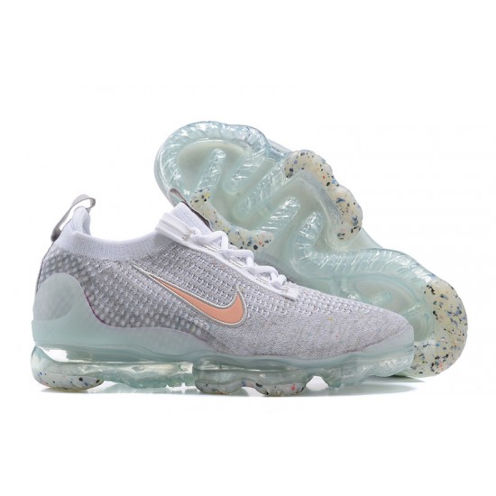 Kixify Unisex Nike Air VaporMax 2021 Flyknit Grey Orange Kicks DH4090-002