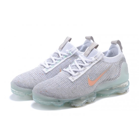 Kixify Unisex Nike Air VaporMax 2021 Flyknit Grey Orange Kicks DH4090-002