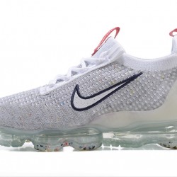 Kixify Unisex Nike Air VaporMax 2021 Flyknit Grey Red Kicks DB1550-003