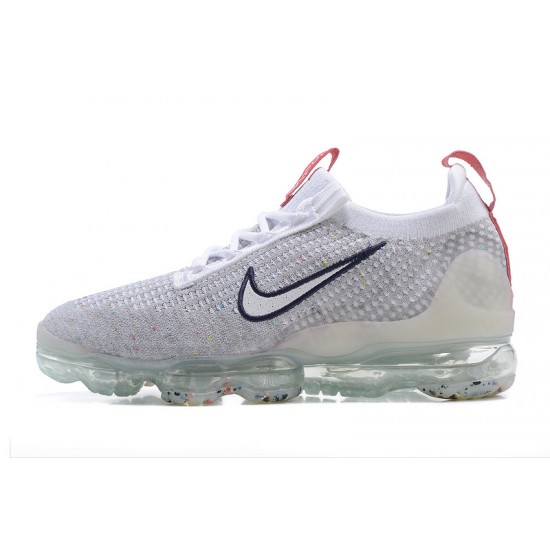 Kixify Unisex Nike Air VaporMax 2021 Flyknit Grey Red Kicks DB1550-003