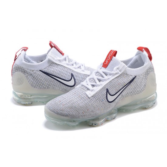 Kixify Unisex Nike Air VaporMax 2021 Flyknit Grey Red Kicks DB1550-003