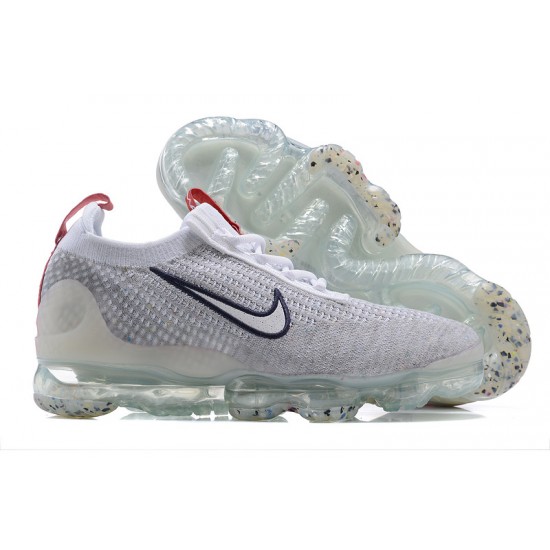 Kixify Unisex Nike Air VaporMax 2021 Flyknit Grey Red Kicks DB1550-003