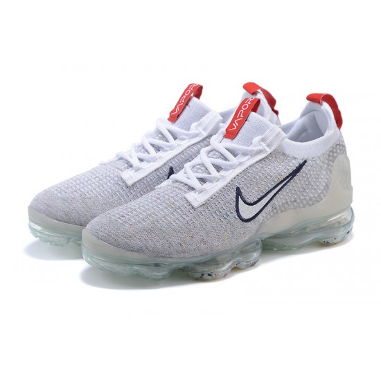 Kixify Unisex Nike Air VaporMax 2021 Flyknit Grey Red Kicks DB1550-003