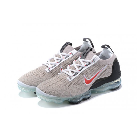 Kixify Unisex Nike Air VaporMax 2021 Flyknit Grey Red Kicks DH4085-003