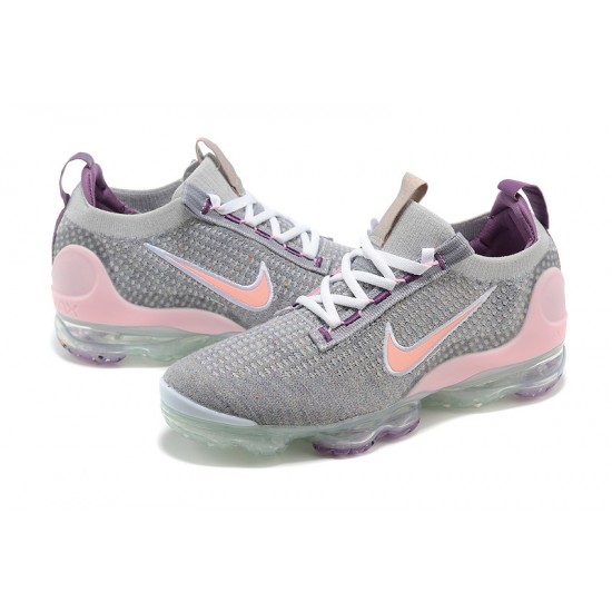 Kixify Unisex Nike Air VaporMax 2021 Flyknit Grey and Pink Kicks