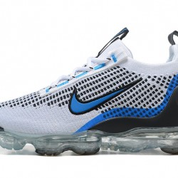 Kixify Unisex Nike Air VaporMax 2021 Flyknit White Blue Kicks DM0025-001