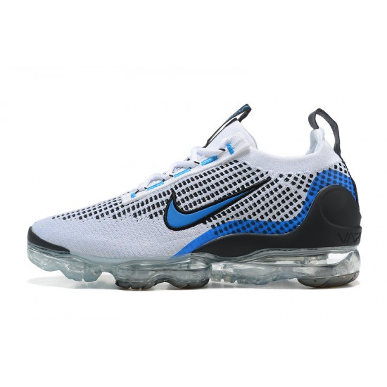 Kixify Unisex Nike Air VaporMax 2021 Flyknit White Blue Kicks DM0025-001