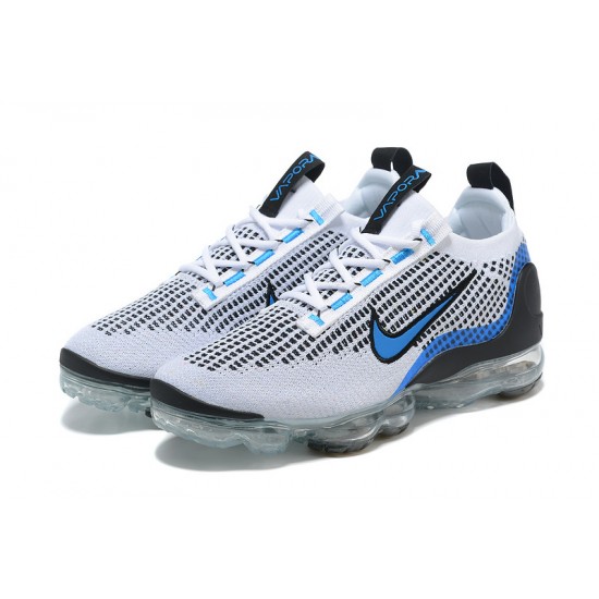 Kixify Unisex Nike Air VaporMax 2021 Flyknit White Blue Kicks DM0025-001