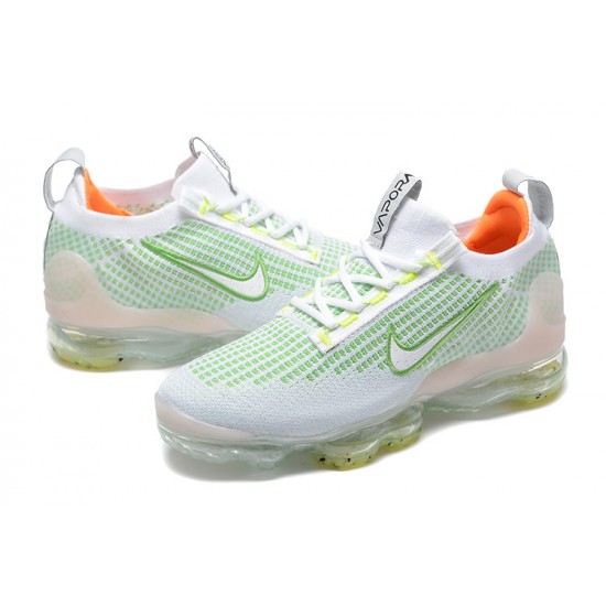 Kixify Unisex Nike Air VaporMax 2021 Flyknit White Green Kicks FD0871-100