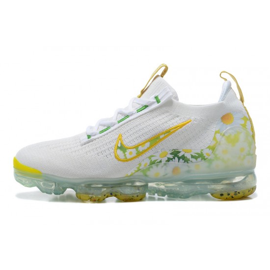 Kixify Unisex Nike Air VaporMax 2021 Flyknit White Yellow Kicks