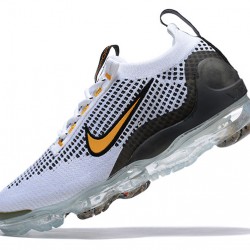 Kixify Unisex Nike Air VaporMax 2021 Flyknit White Yellow and Black Kicks