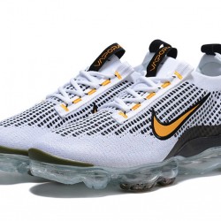 Kixify Unisex Nike Air VaporMax 2021 Flyknit White Yellow and Black Kicks