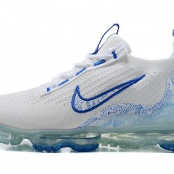 Kixify Unisex Nike Air VaporMax 2021 Flyknit White and Blue Kicks