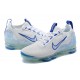 Kixify Unisex Nike Air VaporMax 2021 Flyknit White and Blue Kicks